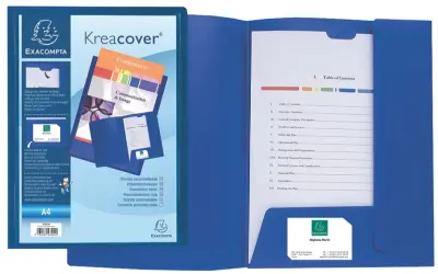 Predstavitvena mapa EXACOMPTA Kreacover, PP, A4, sortirano
