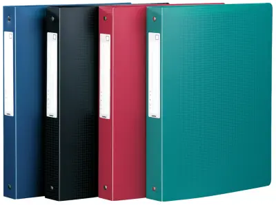 Oxford obročkasti registrator Memphis, 20 mm, trgalni mehanizem s 4 obroči, rdeč