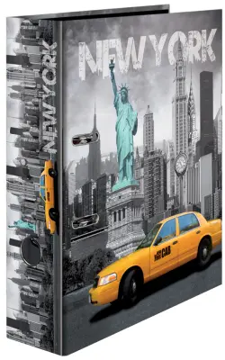 Mapa z motivi HERMA, New York, DIN A4, širina hrbta: 70 mm