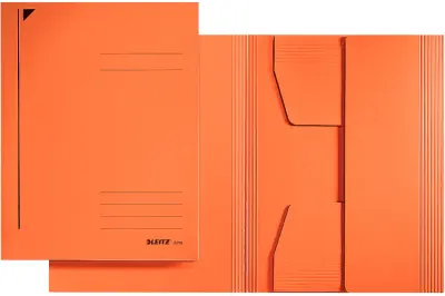 Pravna mapa LEITZ, DIN A4, karton 430 g/m2, oranžna