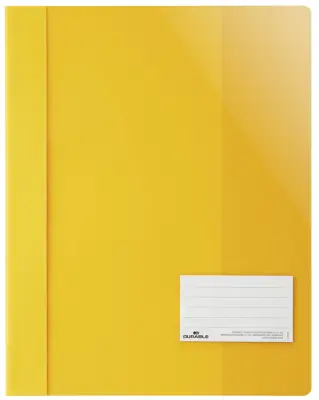 Ekstra široka mapa DURABLE, A4+, PVC, rumena