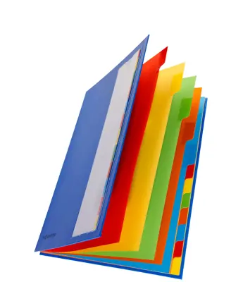 PAGNA organizator mapa DESKORGANIZER Color, 7 predelkov, modra