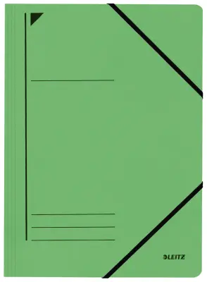 Kotna mapa LEITZ, DIN A4, karton 450 g/m2, zelena