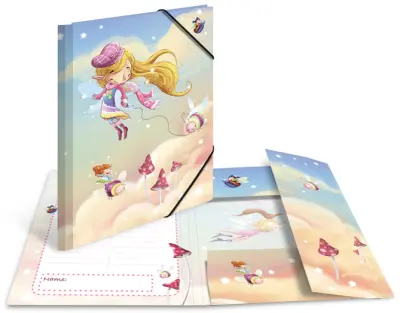 Kotna mapa HERMA, vilinski ples, karton, DIN A4