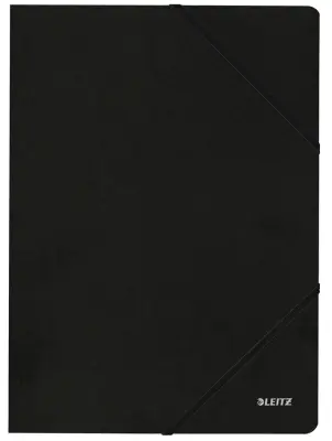 Kotna mapa LEITZ, DIN A4, karton 450 gsm, črna
