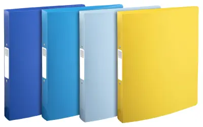 EXACOMPTA obročni registrator Bee Blue, A4, 2-obročni mehanizem, barvno