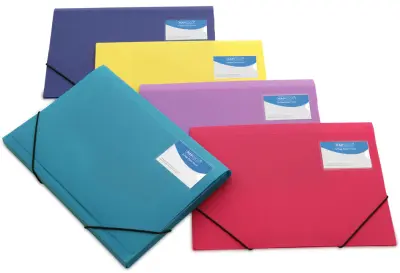 Kotna mapa RAPESCO, DIN A4+, PP, različne barve