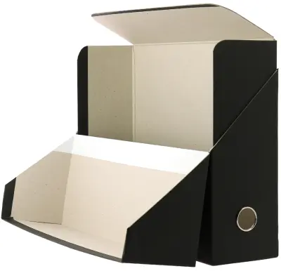 Mapa za dokumente Oxford, DIN A4, iz valovitega kartona, črna