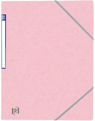 Oxford kotna mapa Top File+, DIN A4, pastelno roza