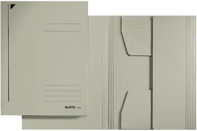 Pravna mapa LEITZ, DIN A4, karton 430 gsm, siva