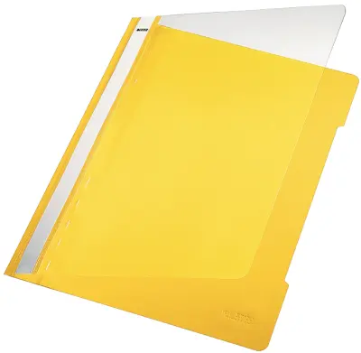 Standardna mapa LEITZ, DIN A4, PVC, rumena