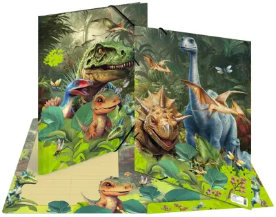 Kotna mapa HERMA, Dino World, karton, DIN A3