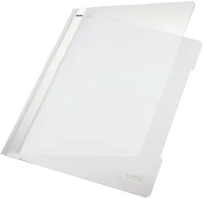Standardna mapa LEITZ, DIN A4, PP, bela