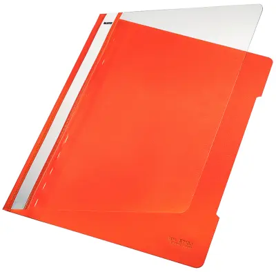 Standardna mapa LEITZ, DIN A4, PVC, oranžna