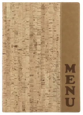 Jedilna mapa Securit DESIGN CORK, DIN A4, bež