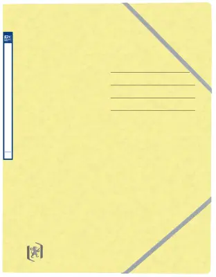 Oxford kotna mapa Top File+, DIN A4, pastelno rumena