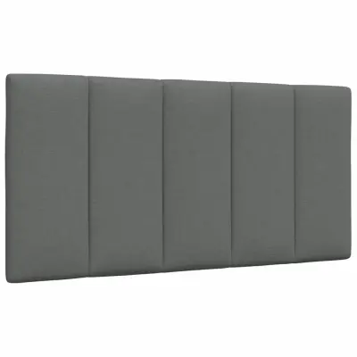 vidaXL Vzglavna stranica temno siva 100 cm blago