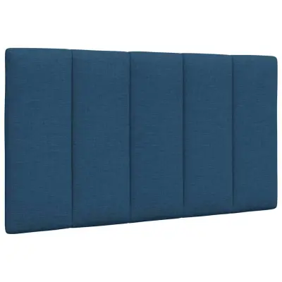 vidaXL Vzglavna stranica modra 80 cm blago