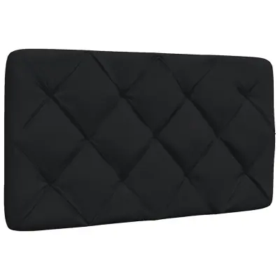 vidaXL Vzglavna stranica črna 80 cm blago