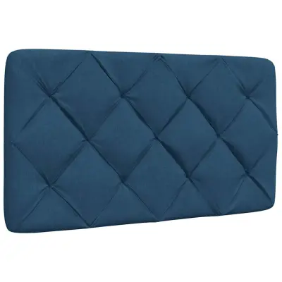 vidaXL Vzglavna stranica modra 80 cm blago