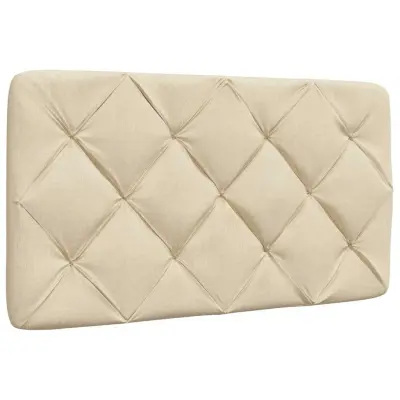 vidaXL Vzglavna stranica krem 80 cm blago