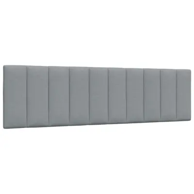 vidaXL Vzglavna stranica svetlo siva 180 cm blago