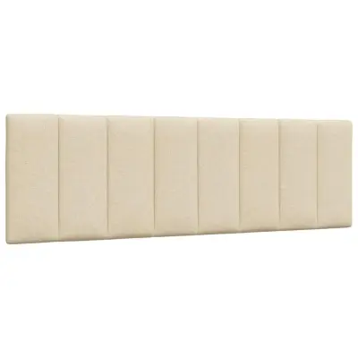 vidaXL Vzglavna stranica krem 160 cm blago
