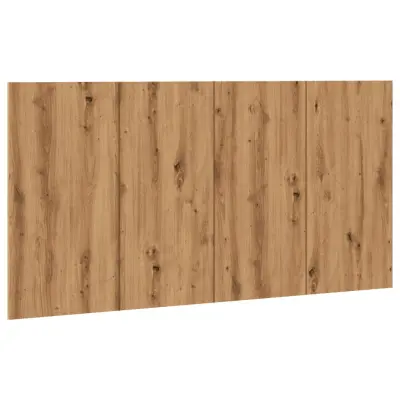 vidaXL Posteljno vzglavje artisan hrast 160x1,5x80 cm konstruiran les