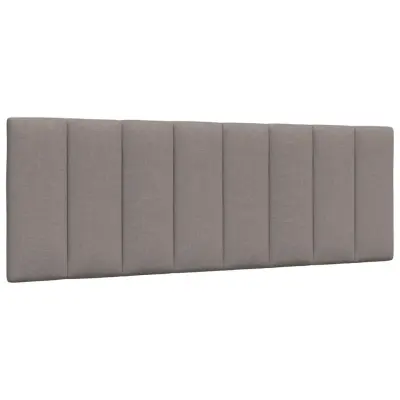 vidaXL Vzglavna stranica taupe 140 cm blago