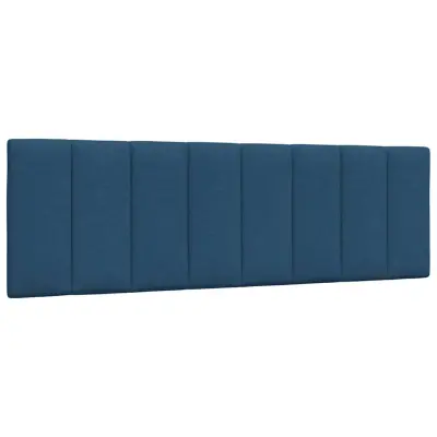 vidaXL Vzglavna stranica modra 160 cm blago