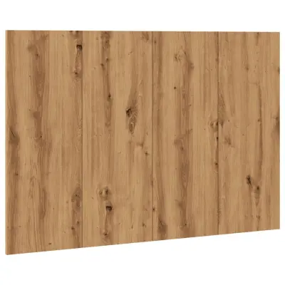 vidaXL Posteljno vzglavje artisan hrast 120x1,5x80 cm konstruiran les