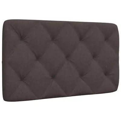 vidaXL Vzglavna stranica temno rjava 80 cm blago