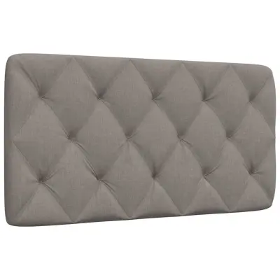 vidaXL Vzglavna stranica taupe 100 cm blago