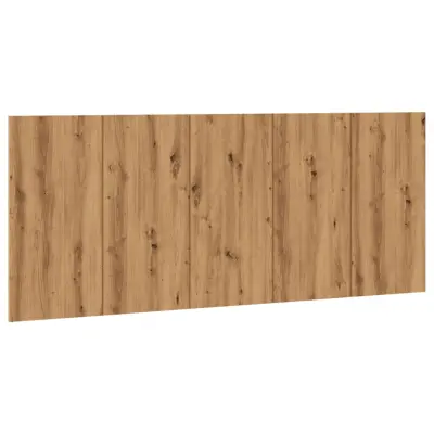 vidaXL Posteljno vzglavje artisan hrast 200x1,5x80 cm konstruiran les