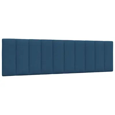 vidaXL Vzglavna stranica modra 180 cm blago