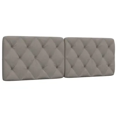 vidaXL Vzglavna stranica taupe 160 cm blago