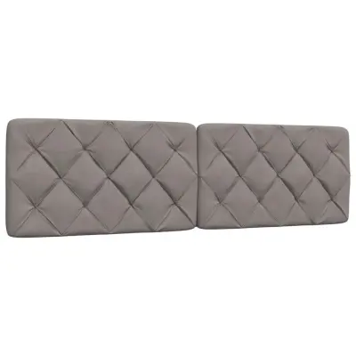 vidaXL Vzglavna stranica taupe 180 cm blago