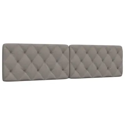 vidaXL Vzglavna stranica taupe 200 cm blago