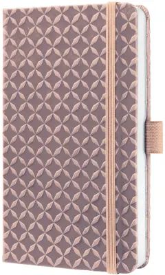 sigel notebook Jolie Flair, umetno usnje, DIN A6, biser
