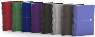 Spiralni zvezek Oxford Office, DIN A4, kvadrat, 50 listov, karton