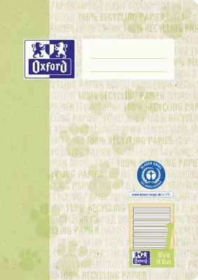 Učbenik Oxford, reciklaža, DIN A5, 16 listov, linijo 1