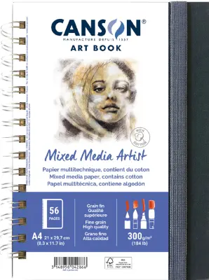 CANSON skicirka ART BOOK Mixed Media Artist, DIN A4