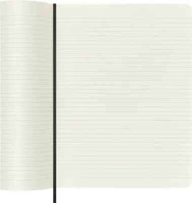 Zvezek MOLESKINE, XL/A4, črtan, mehka vezava, črn