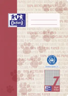 Učbenik Oxford, reciklaža, DIN A5, 16 listov, linijo 7