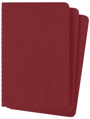 MOLESKINE zvezek Cahier, L/A5, črtan, karton, rdeč