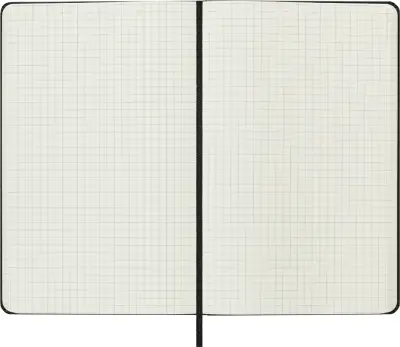 Beležnica MOLESKINE, L/A5, kvadratna, trda vezava, črna