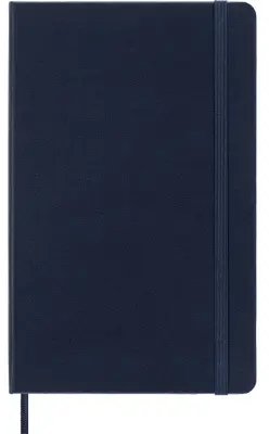 Beležnica MOLESKINE, L/A5, prazna, trda vezava, modra