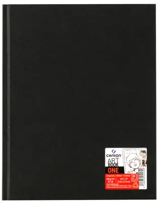 Skicirka CANSON ARTBOOK ONE, 140 x 216 mm, črna