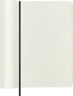 Beležnica MOLESKINE, L/A5, kvadratna, mehka vezava, črna