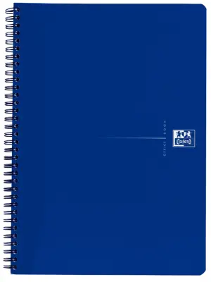 Beležka Oxford college, Smart Black, DIN A4+, črna, karo